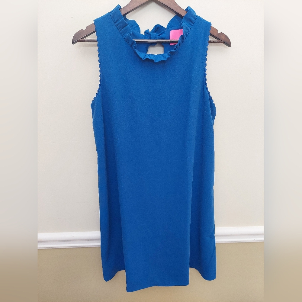 Lilly Pulitzer Blue Sleeveless Midi Dress